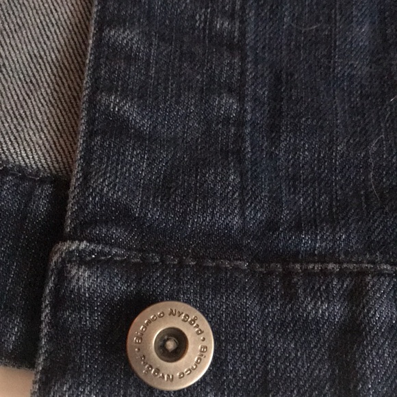 Bianca Nygard Dark Jean Jacket Sz 10 - Picture 6 of 8